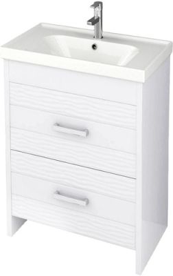 Аква Родос Лотос 70 Тумба с умывальником (белый)