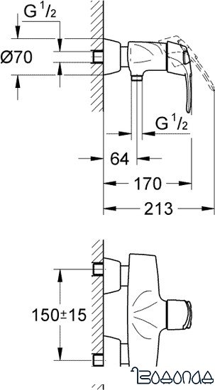 Смеситель Grohe Chiara 32307000