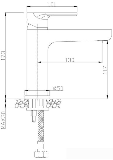 Смеситель Rossinka Silvermix RS33-13