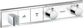 Смеситель Hansgrohe RainSelect 15355400 (белый/хром)