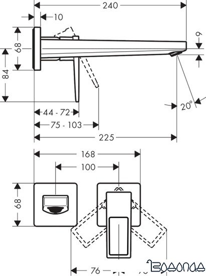 Смеситель Hansgrohe Metropol 74526000