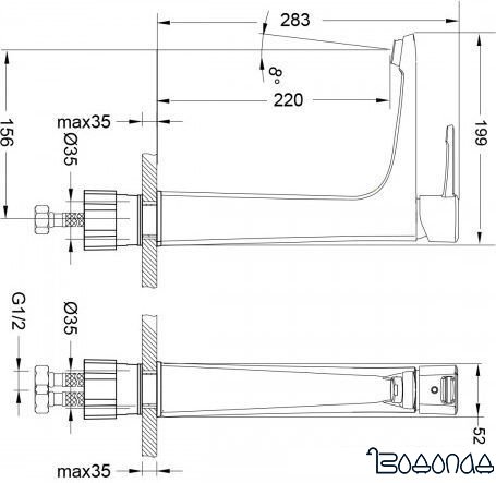 Смеситель Lemark Evitta LM0509C