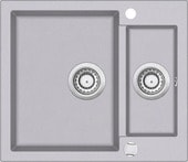 Кухонная мойка Aquasanita Tesa SQT150AW (alumetallic 202)