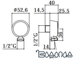 Шланговое подключение Paffoni Light ZACC130CR