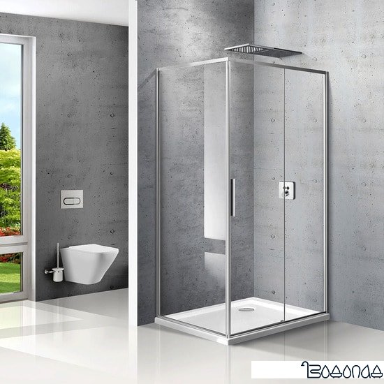 Душевой уголок Vincea Slim VSR-2SL9012CL-R (хром/прозрачное)