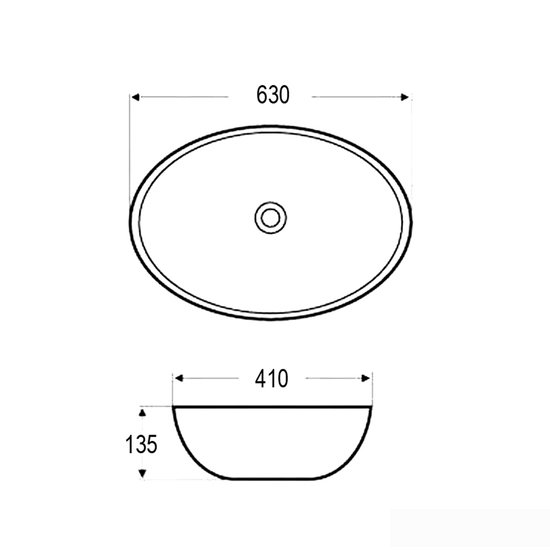 Умывальник Azario AZ-3077 SP фото 2