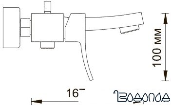 Смеситель Wasserkraft Aller 1061