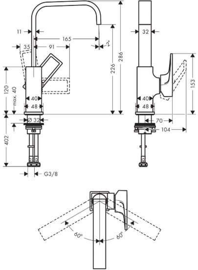 Смеситель Hansgrohe Metropol 74511000 фото 2