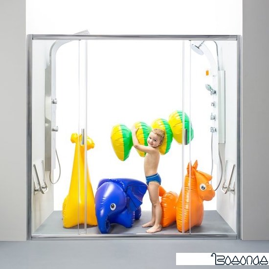 Душевая дверь Ravak Blix BLDP4 200 (сатин/grape)