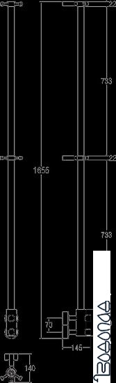 Полотенцесушитель Margaroli Arcobaleno [416/L]