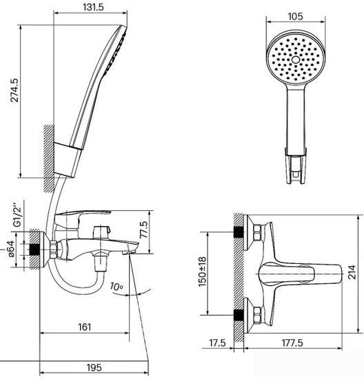 Смеситель IDDIS Ray RAYWT02i02