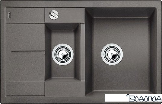 Кухонная мойка Blanco Metra 6 S Compact (темная скала) [518876]