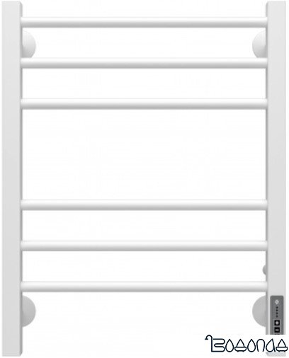 Полотенцесушитель TERMINUS Сицилия электро КС П6 с диммером (450x600, белый)