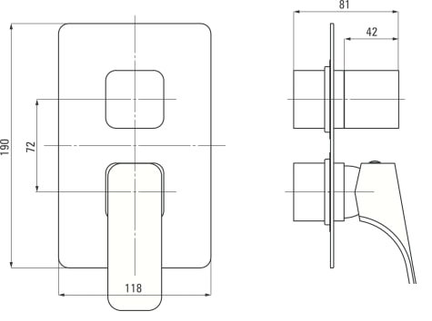 Смеситель Deante Hiacynt BXY NQHM фото 2
