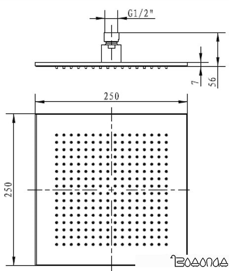 Верхний душ Villeroy & Boch Universal TVC00000200061 фото 2