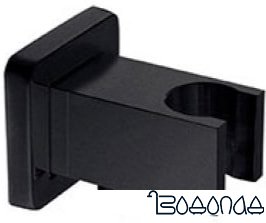 Держатель душевой лейки с подключением Valvex Kvadro Plus Black 2444620