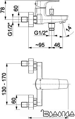 Смеситель Armatura Mokait 5534-010-81
