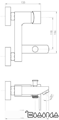 Смеситель Inan Kehribar M2301