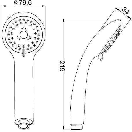 Душевая лейка IDDIS A11031