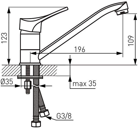 Смеситель Ferro Stilo BSL4