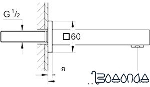 Излив Grohe Universal Cube 13303000