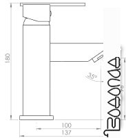 Смеситель Inan Kuvars M1202 фото 2