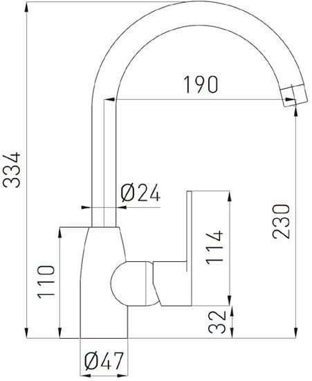 Смеситель Ferro Algeo BAG4 фото 2
