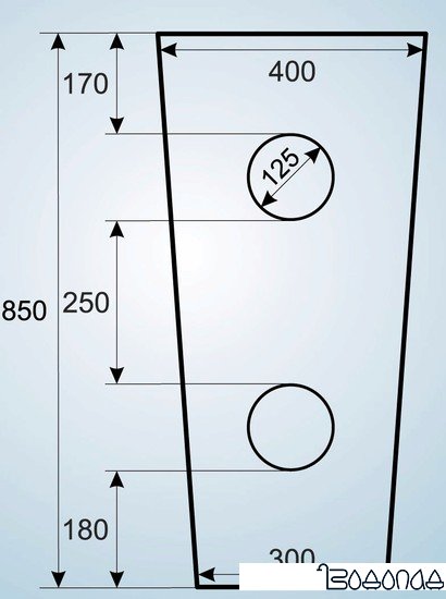 Умывальник Gid Nb131ws (белый матовый под камень)