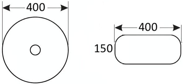 Умывальник CeramaLux 5004BW