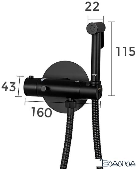 Гигиенический душ Gappo G7290-6