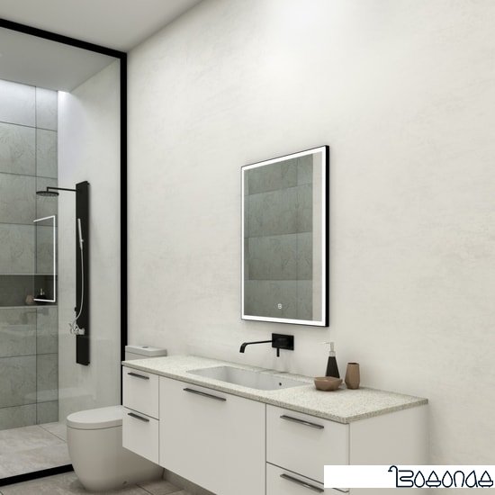 Континент Frame Silver Led 60x80