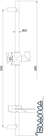 Душевая штанга Lemark LM8062C