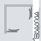 Душевой уголок Adema Гласс Лайн 80 (тонированное стекло)