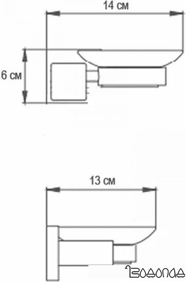 Мыльница Ekko E3402