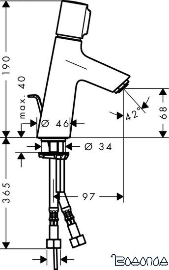 Смеситель Hansgrohe Talis Select S 72040000