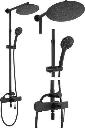 Душевая система Rea Aldi Black REA-P8800