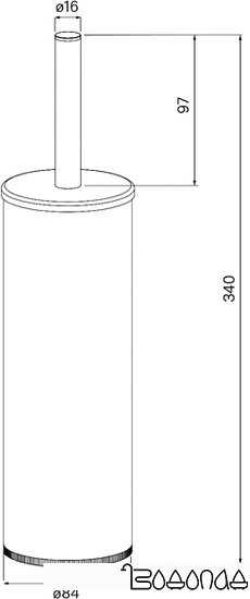 Ершик для унитаза IDDIS Optima Home BRUBR0i47 фото 3