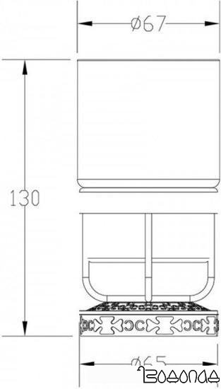 Держатель для стакана ZorG AZR 24 SL