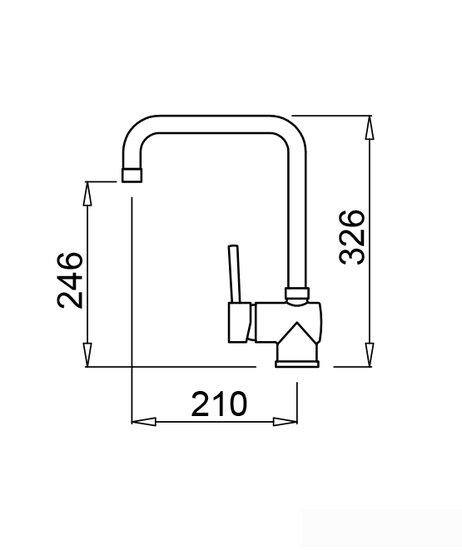 Смеситель Elleci Senna G40 Nero фото 2