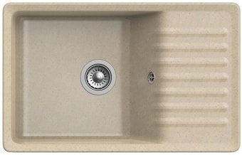 Кухонная мойка GranFest QUARZ GF-ZW73 (бежевый) Кухонная мойка GranFest QUARZ GF-ZW73 (бежевый)