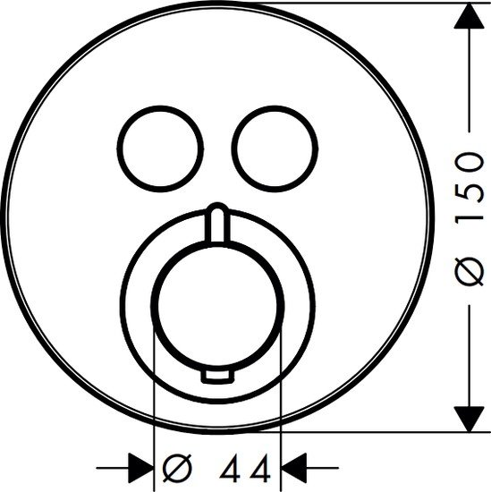 Смеситель Hansgrohe ShowerSelect S 15743670 фото 4