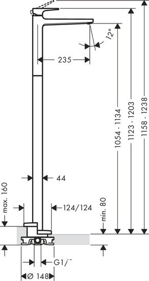 Смеситель Hansgrohe Metropol 32530000