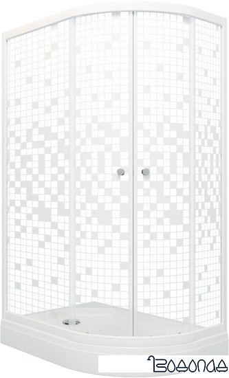 Душевой уголок Triton Коралл А1 120x80 L (мозаика)