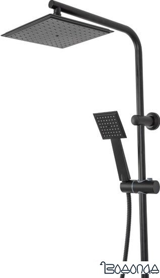 Душевая система Rea Bravo REA-P0636 (черный) фото 4