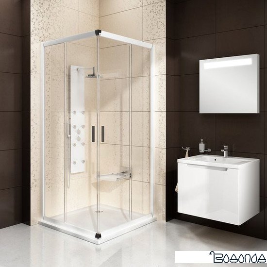 Душевой уголок Ravak Blix BLRV2K 120x120 (сатин/grape)