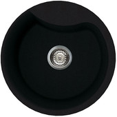 Кухонная мойка Elleci Ego Round Full Black 40 Кухонная мойка Elleci Ego Round Full Black 40