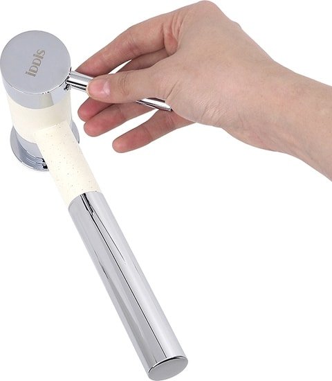 Смеситель IDDIS Velikan VL5WBSGi05 (хром/белый)