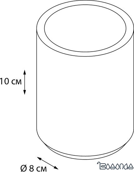 Стакан для зубной щетки и пасты Fixsen Coin FX-250-3 фото 3