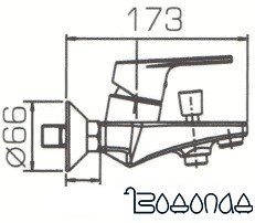 Смеситель Bravat Line F65299C-1
