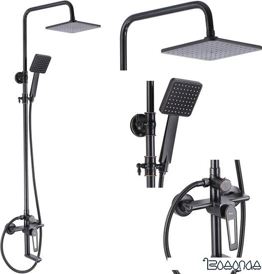 Душевая система Rea Blade Old Black REA-B9976